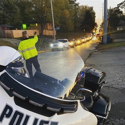 Officer Directing Traffic